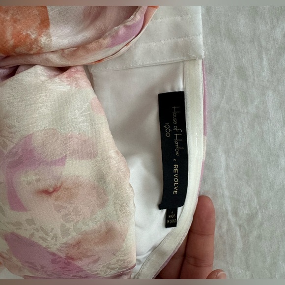 Revolve X House of Harlow 1960 Tammy Top With Watercolor Floral Print - Picture 6 of 7